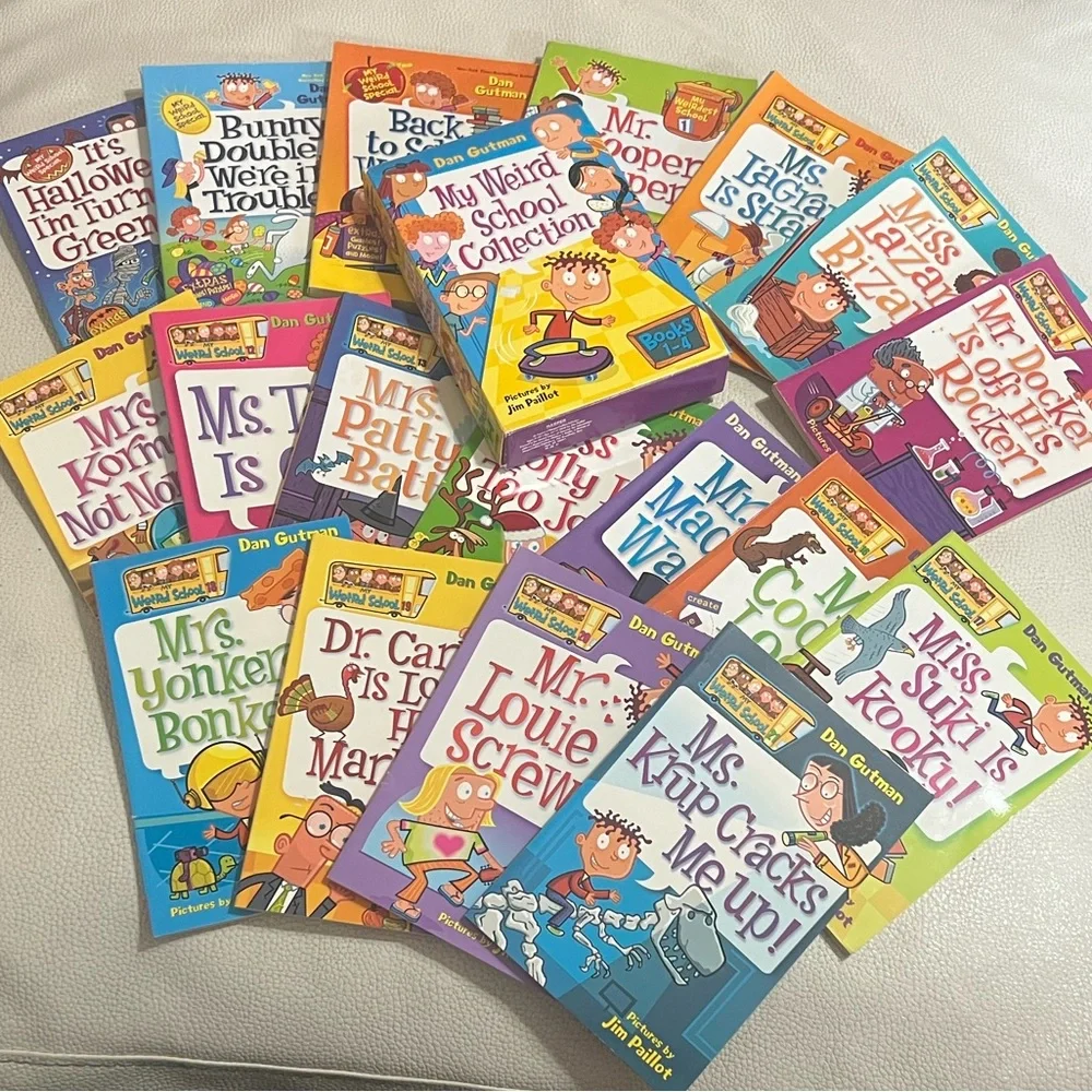 (22) Dan Gutman my weird school Book collection
